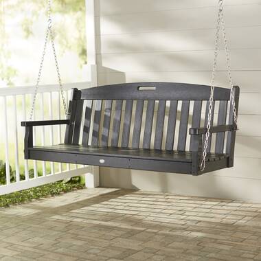 Polywood bench store swing